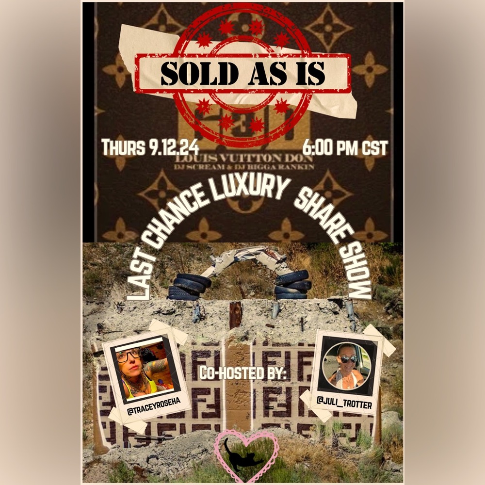 TONIGHT! As is SHARE SHOW 9/12 @6pm cst